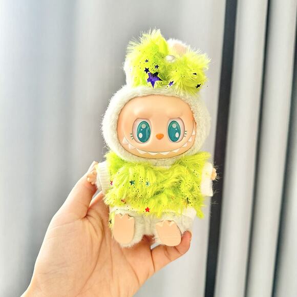Clothes only!! Labubu 17cm keychain cute custom clothes outfits - 0418 - Picture 1 of 2